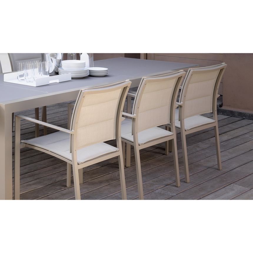 Glass Outdoor Extendable Dining Table | Talenti Touch | Italianfurniture.com