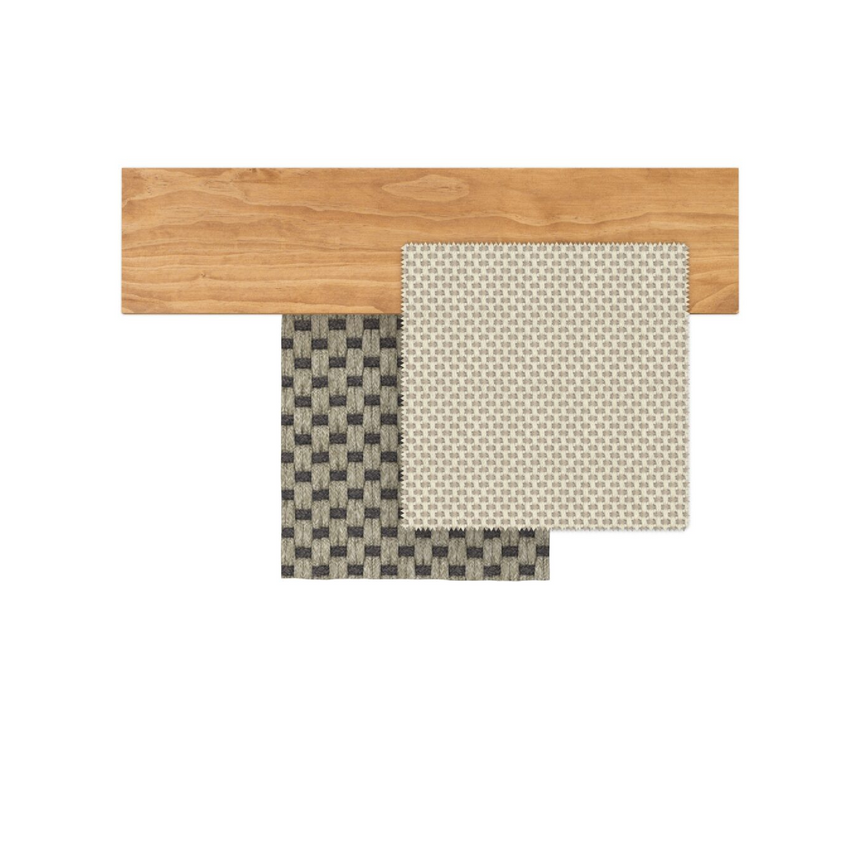 Teak 2-Seater Outdoor Modular Sofa | Talenti Venice | Italianfurniture.com