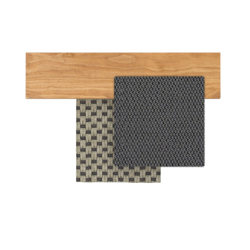 Teak 2-Seater Outdoor Modular Sofa | Talenti Venice | Italianfurniture.com