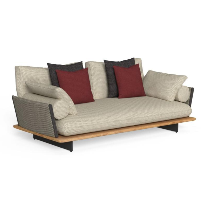 Wooden Base Outdoor Sofa | Talenti Venice | Italian Furniture