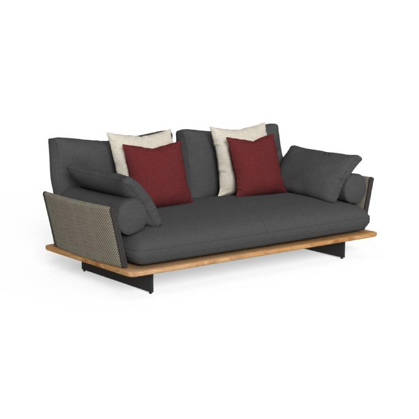 Wooden Base Outdoor Sofa | Talenti Venice | Italian Furniture