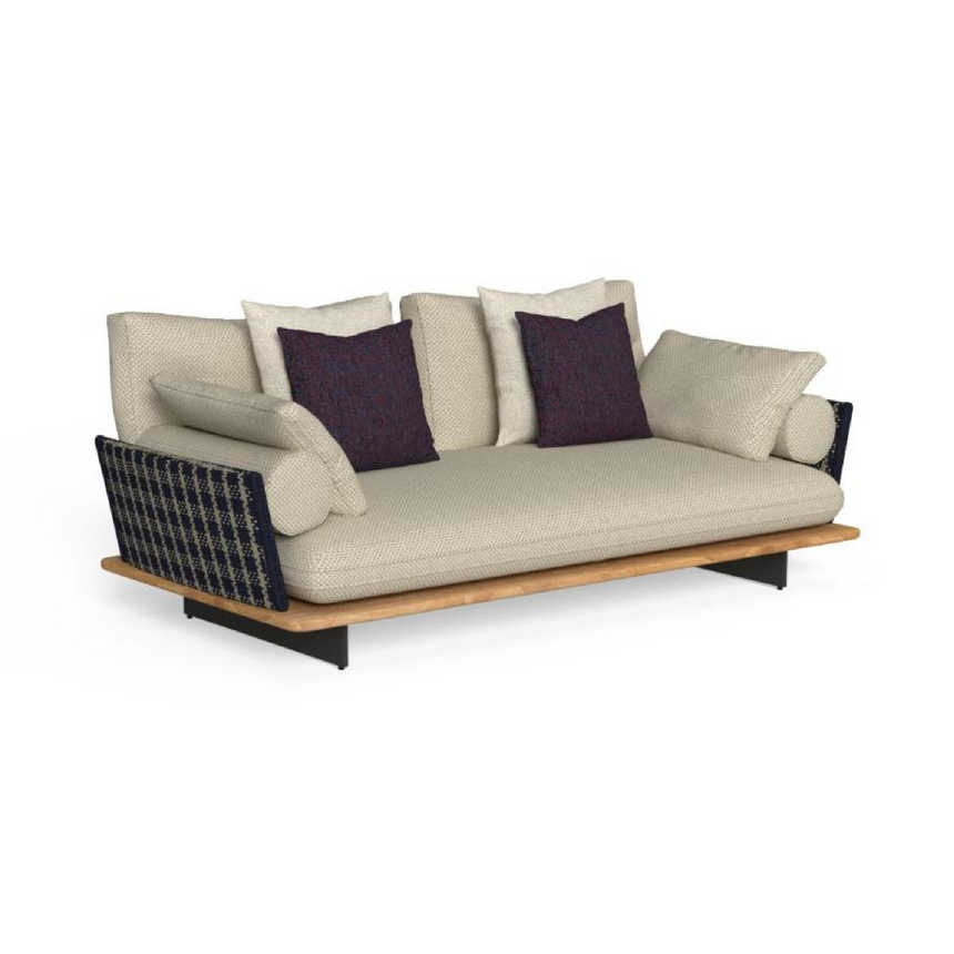 Wooden Base Outdoor Sofa | Talenti Venice | Italian Furniture
