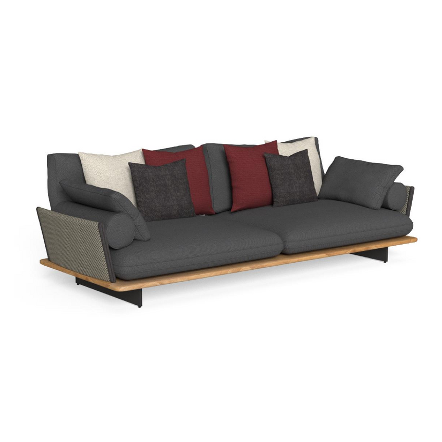 Wooden Base Outdoor Sofa | Talenti Venice | Italian Furniture