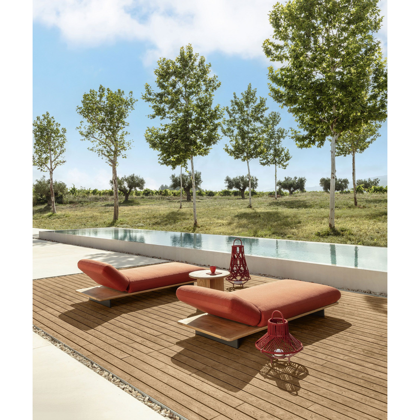 Wooden Base Sun Lounger | Talenti Venice | Italianfurniture.com