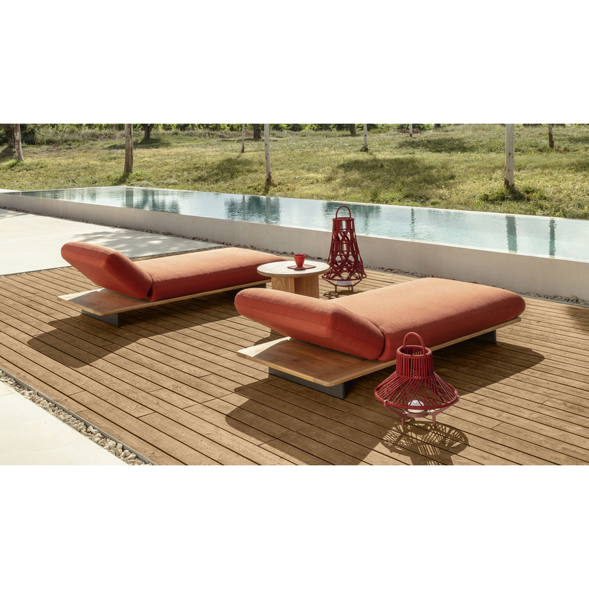 Wooden Base Sun Lounger | Talenti Venice | Italianfurniture.com