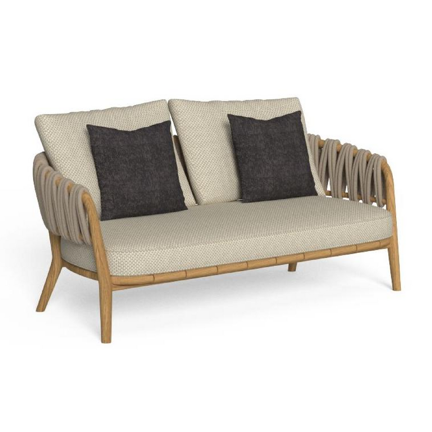 Braided Rope Outdoor Loveseat | Talenti Venice | Italianfurniture.com