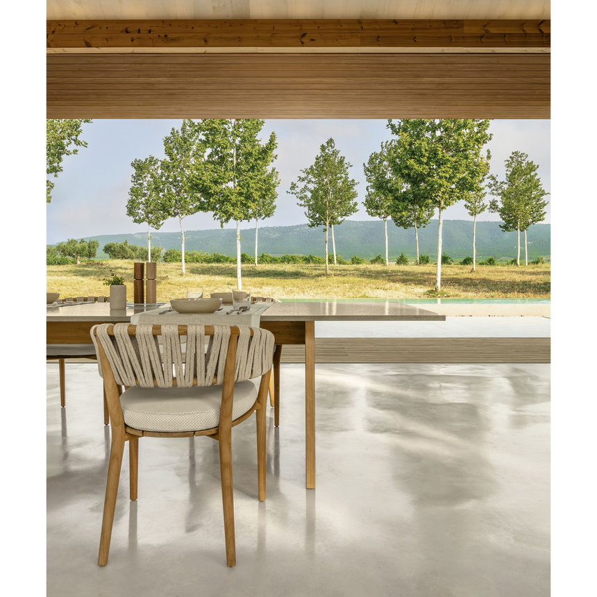 Braided Rope Outdoor Dining Chair | Talenti Venice | Italianfurniture.com