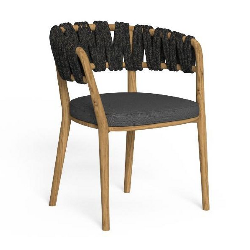 Braided Rope Outdoor Dining Chair | Talenti Venice | Italianfurniture.com