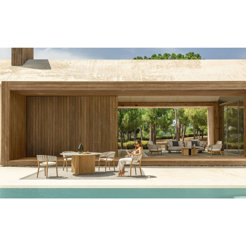 Round Outdoor Dining Table | Talenti Venice | Italianfurniture.com