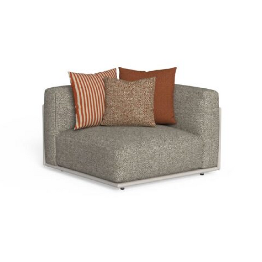 Leather Band Outdoor Modular Sofa | Talenti Tressé | Italianfurniture.com