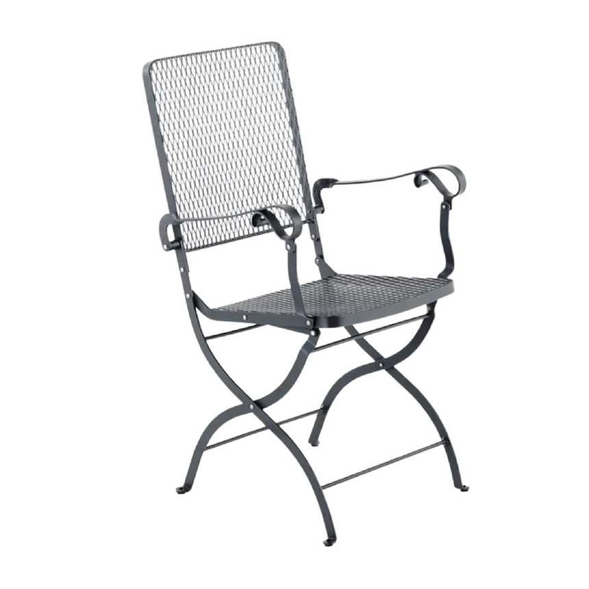 Iron Outdoor Folding Chair S | Unopiu Aurora | Italianfurniture.com