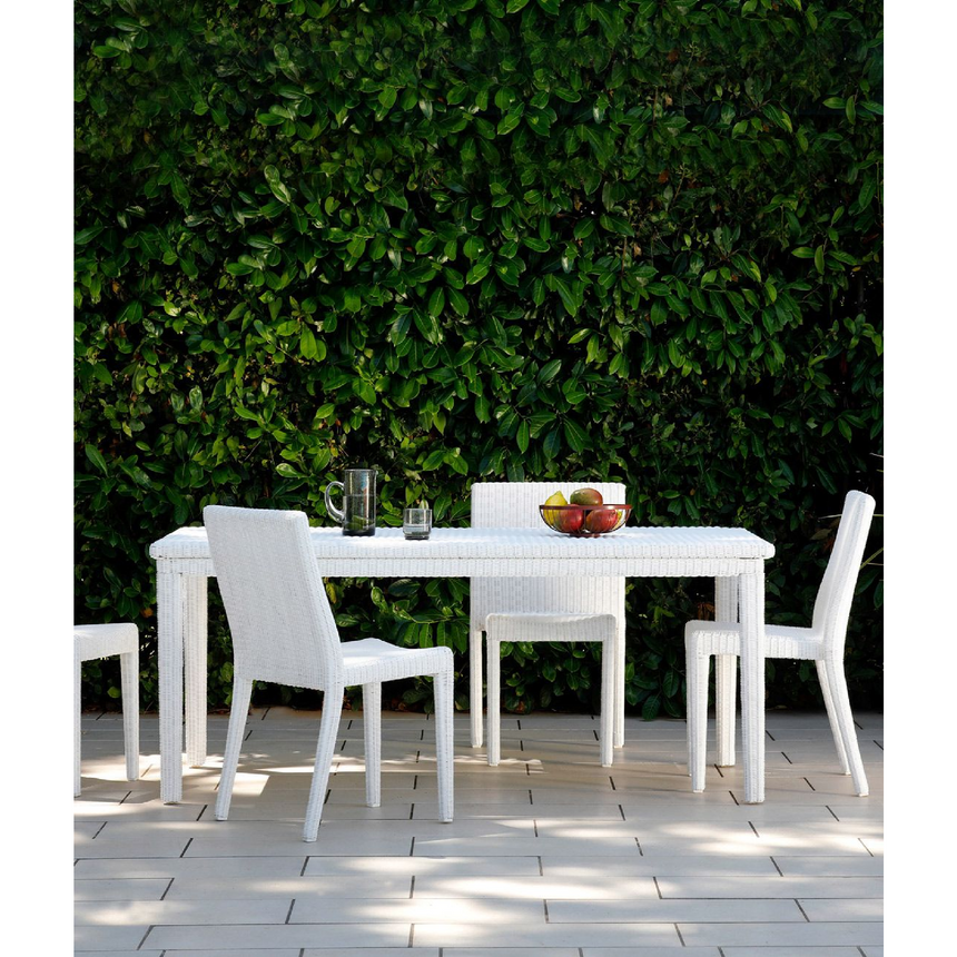 Woven Rectangular Outdoor Coffee Table | Unopiu Agorà | Italianfurniture.com