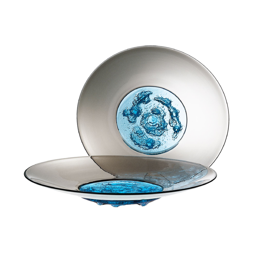 Ice Effect Glass Plate | Venini Piatto Di Tapio | Italianfurniture.com