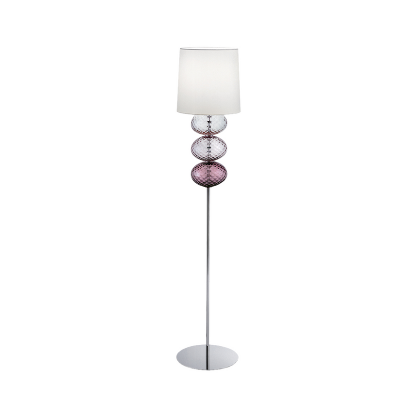 Triple Blown Glass Floor Lamp | Venini Abat-Jour | Italianfurniture.com
