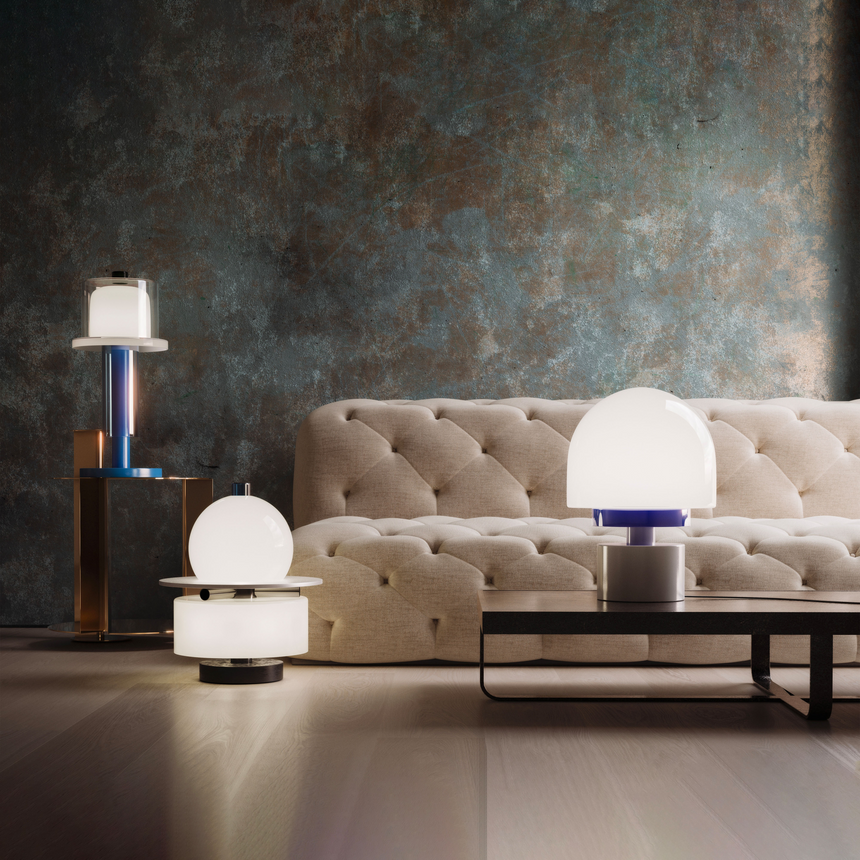 White Dome Table Lamp | Venini Darpanah | Italianfurniture.com