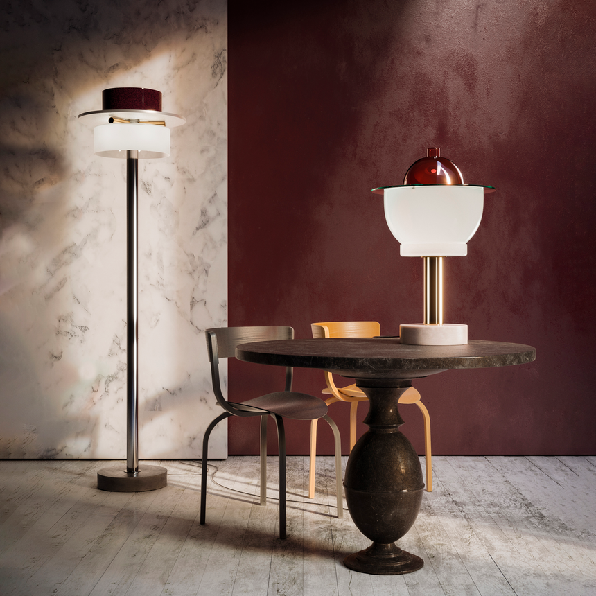 Geometrical Modern Floor Lamp | Venini Ratrih | Italianfurniture.com