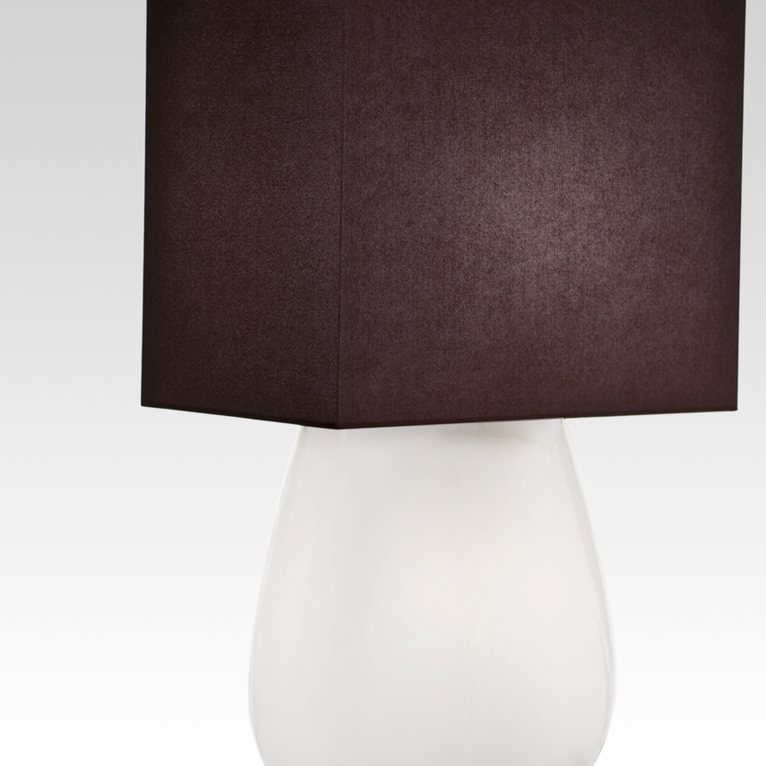 Rectangular Fabric Shade Table Lamp | Venini Sultani | Italianfurniture.com