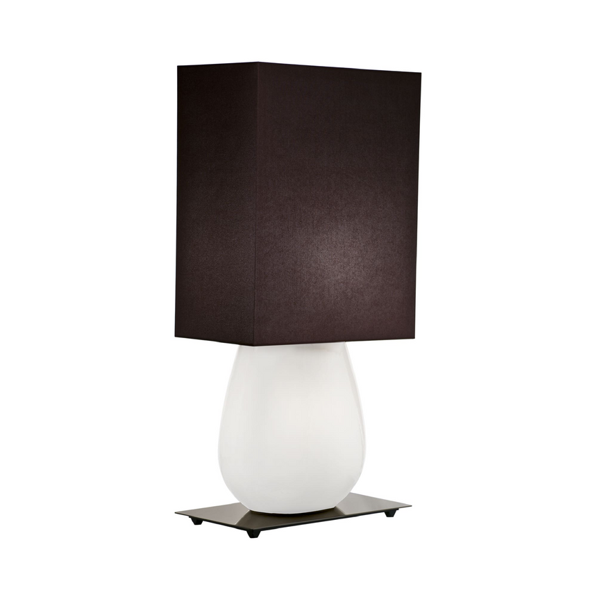 Rectangular Fabric Shade Table Lamp | Venini Sultani | Italianfurniture.com