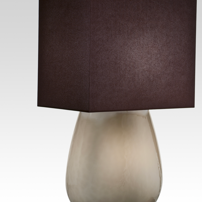 Rectangular Fabric Shade Table Lamp | Venini Sultani | Italianfurniture.com