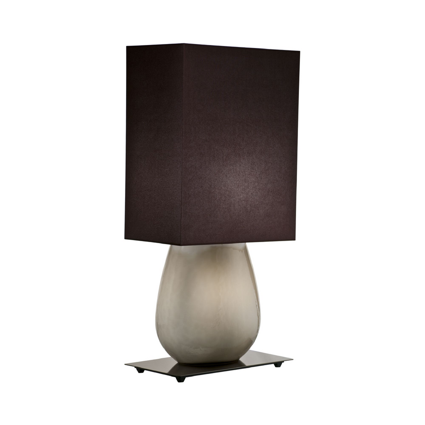 Rectangular Fabric Shade Table Lamp | Venini Sultani | Italianfurniture.com