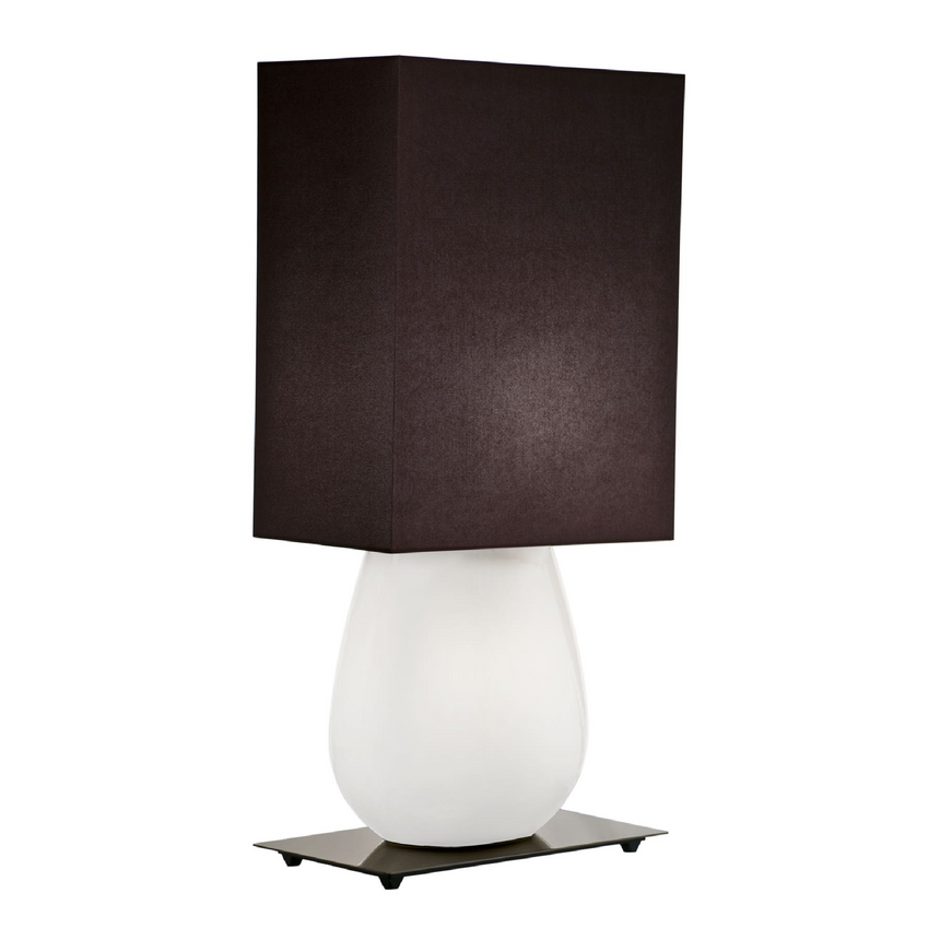 Rectangular Fabric Shade Table Lamp | Venini Sultani | Italianfurniture.com