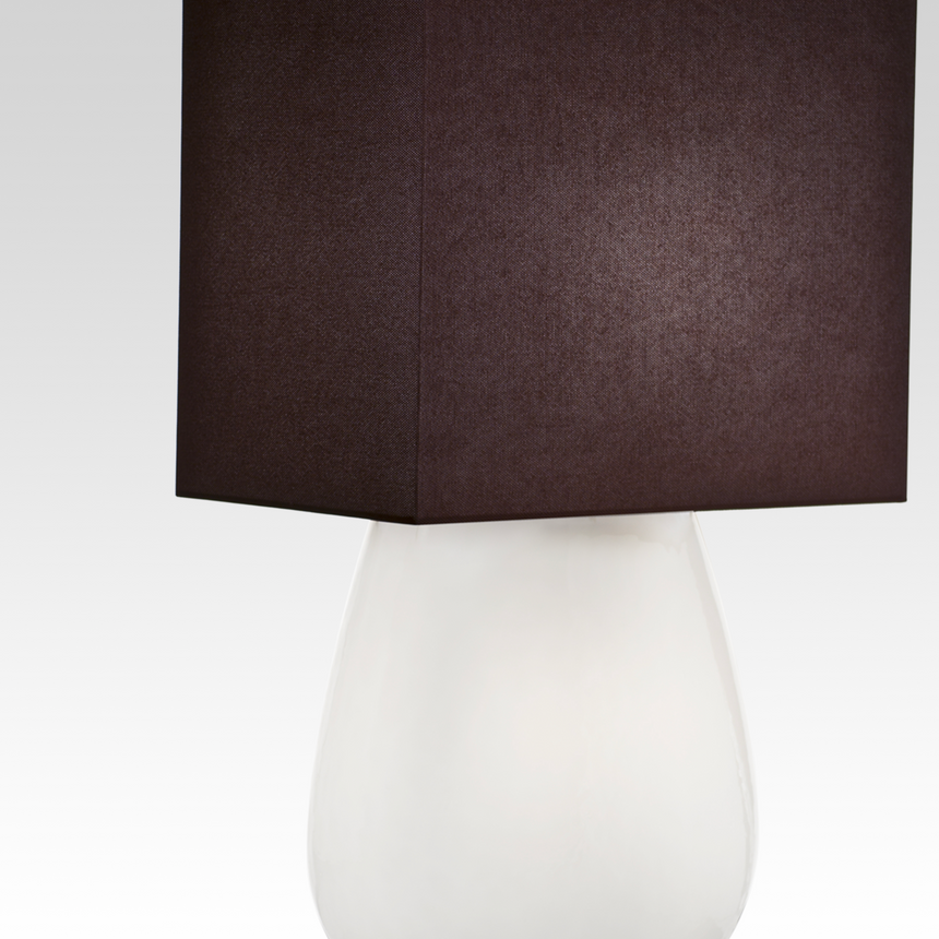 Rectangular Fabric Shade Table Lamp | Venini Sultani | Italianfurniture.com