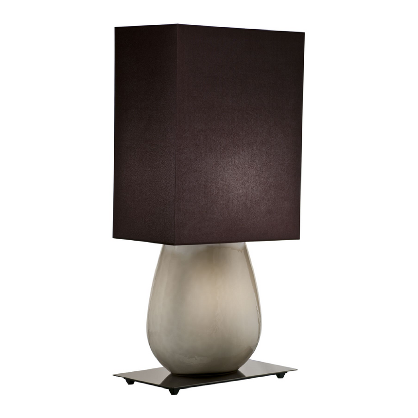 Rectangular Fabric Shade Table Lamp | Venini Sultani | Italianfurniture.com