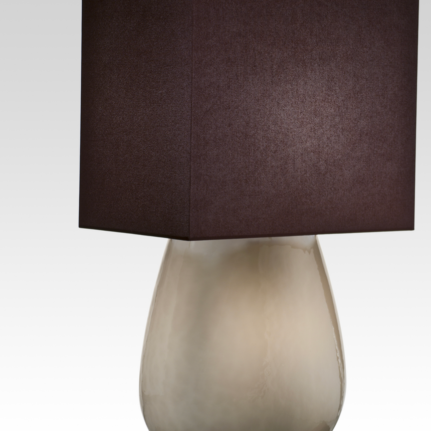 Rectangular Fabric Shade Table Lamp | Venini Sultani | Italianfurniture.com