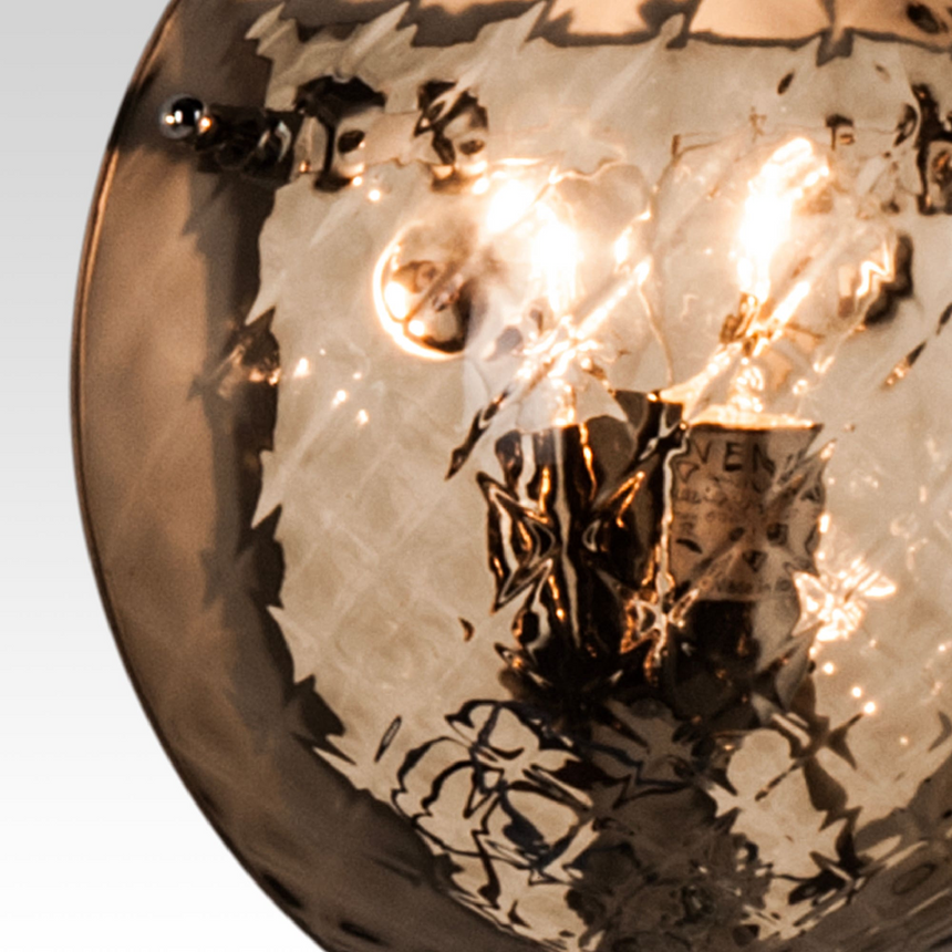 Cross Patter Glass Wall Lamp | Venini Balloton | Italianfurniture.com
