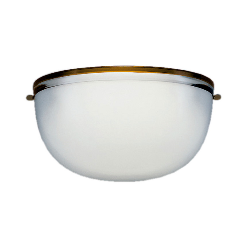 White Glass Bowl Ceiling Lamp | Venini Tolboi | Italianfurniture.com