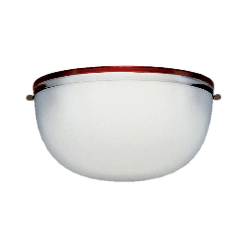 White Glass Bowl Ceiling Lamp | Venini Tolboi | Italianfurniture.com