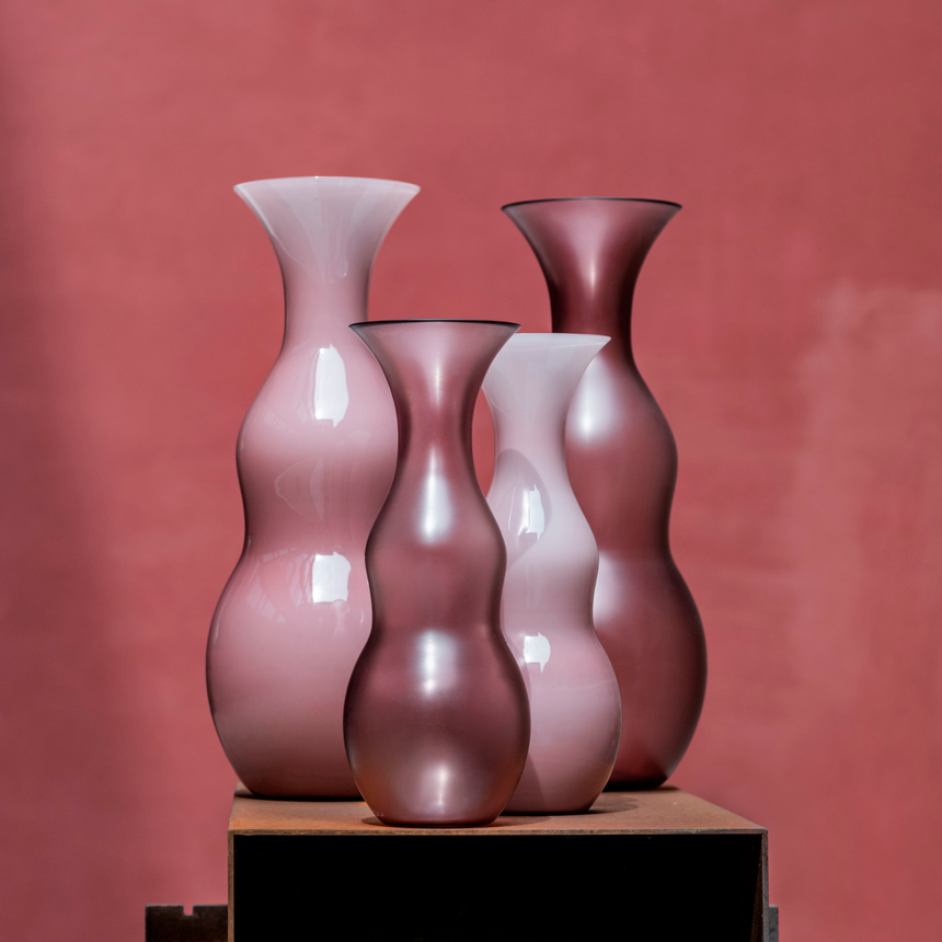 Wavy Colored Glass Vase | Venini Pigmenti | Italianfurniture.com