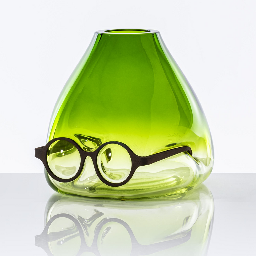 Bespectacled Glass Bud Vase | Venini Where Are My Glasses? | Italianfurniture.com