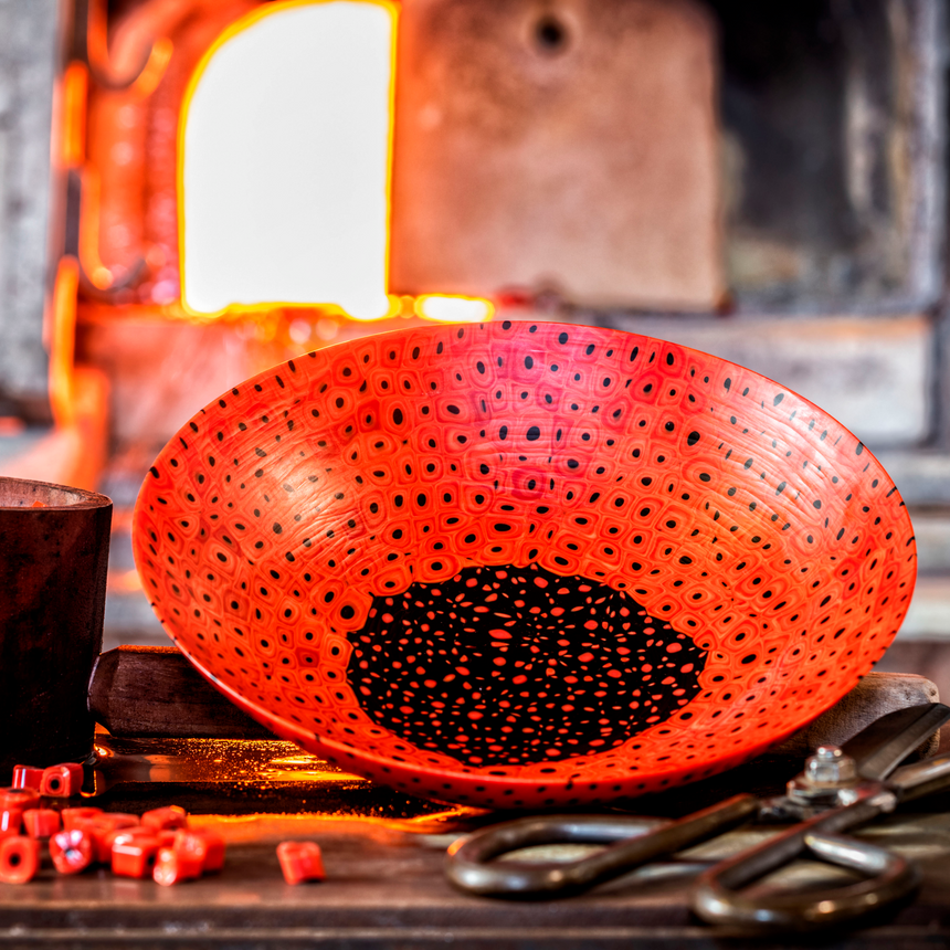 Dotted Glass Bowl | Venini Murrine Opache | Italianfurniture.com