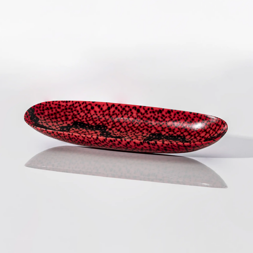 Dotted Glass Elongated Tray | Venini Murrine Opache | Italianfurniture.com