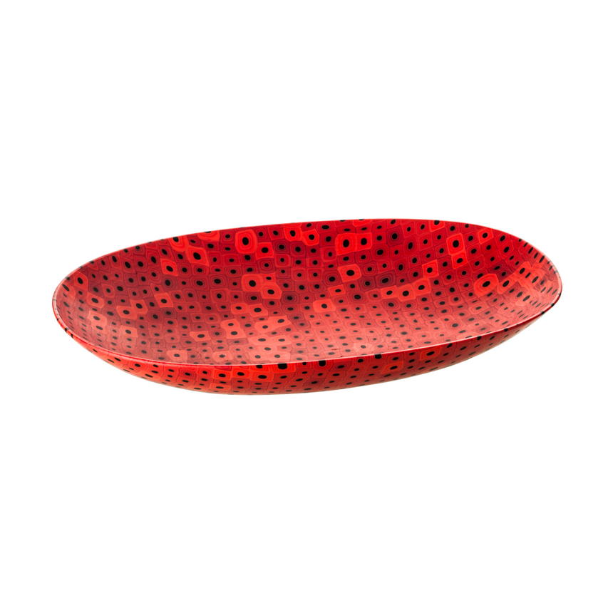 Dotted Glass Elongated Tray | Venini Murrine Opache | Italianfurniture.com