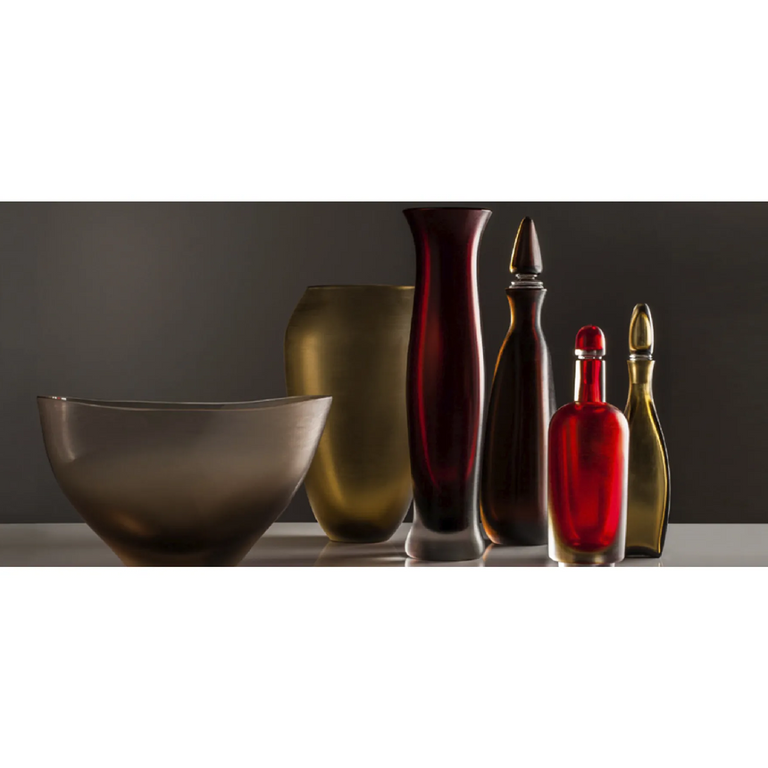 Bronze Engraved Glass Bottle | Venini | Italianfurniture.com