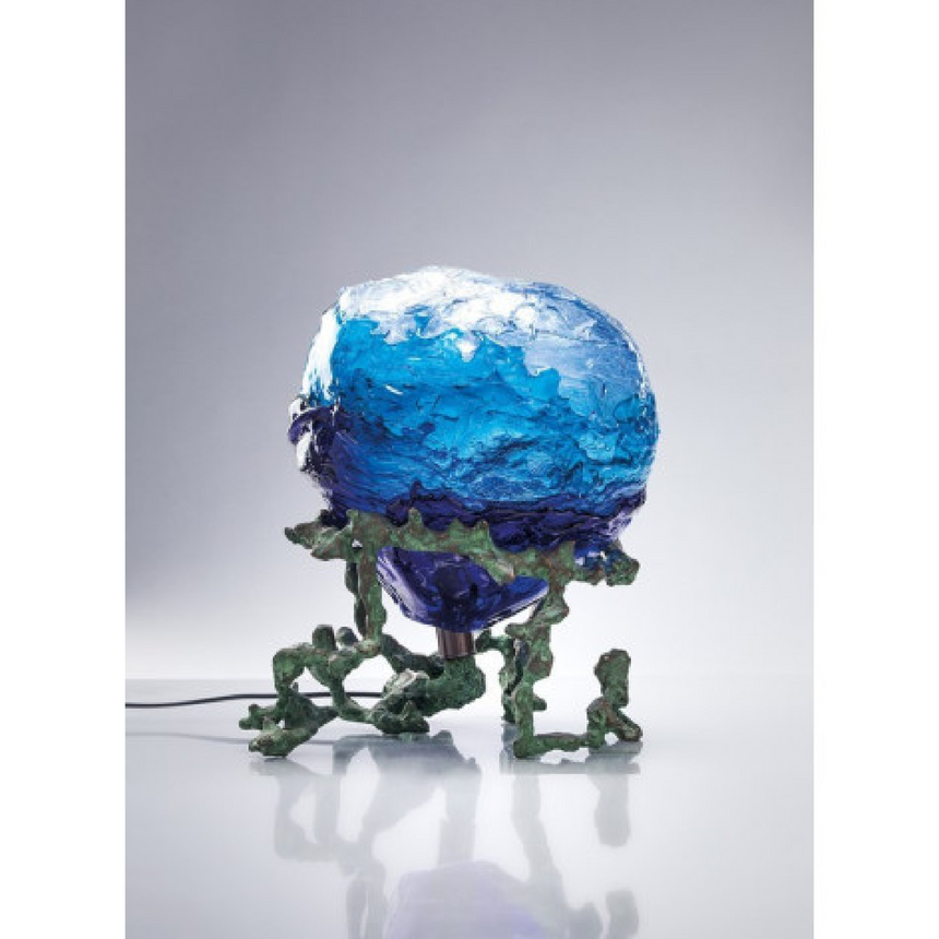 Blue Abstract Table Lamp | Venini Mappamondi | Italianfurniture.com