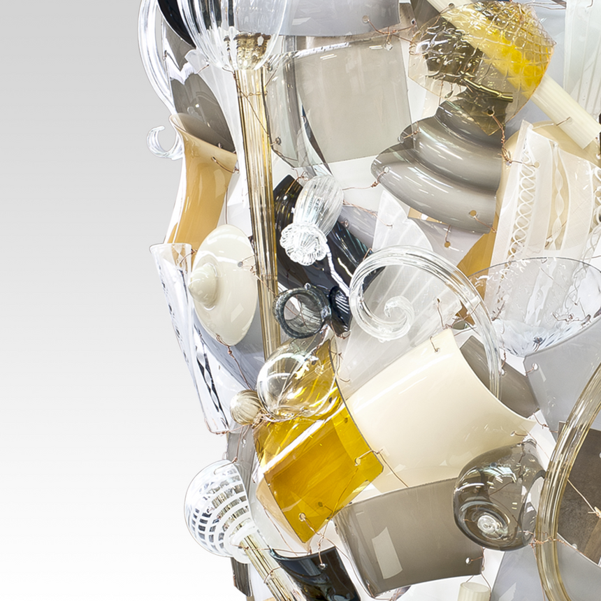 Scrap Glass Wall Lamp | Venini Fragments | Italianfurniture.com