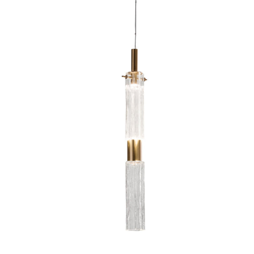 Cylindrical Glass Pendant Lamp | Villari Drum