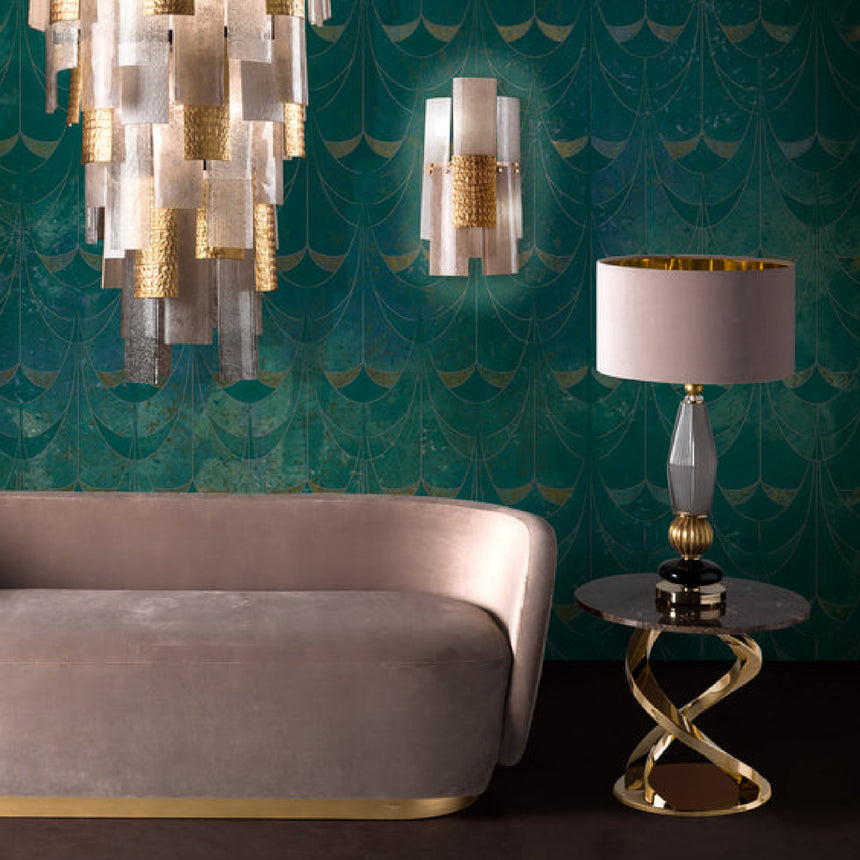 Black & Gold Table Lamp | Villari Cary