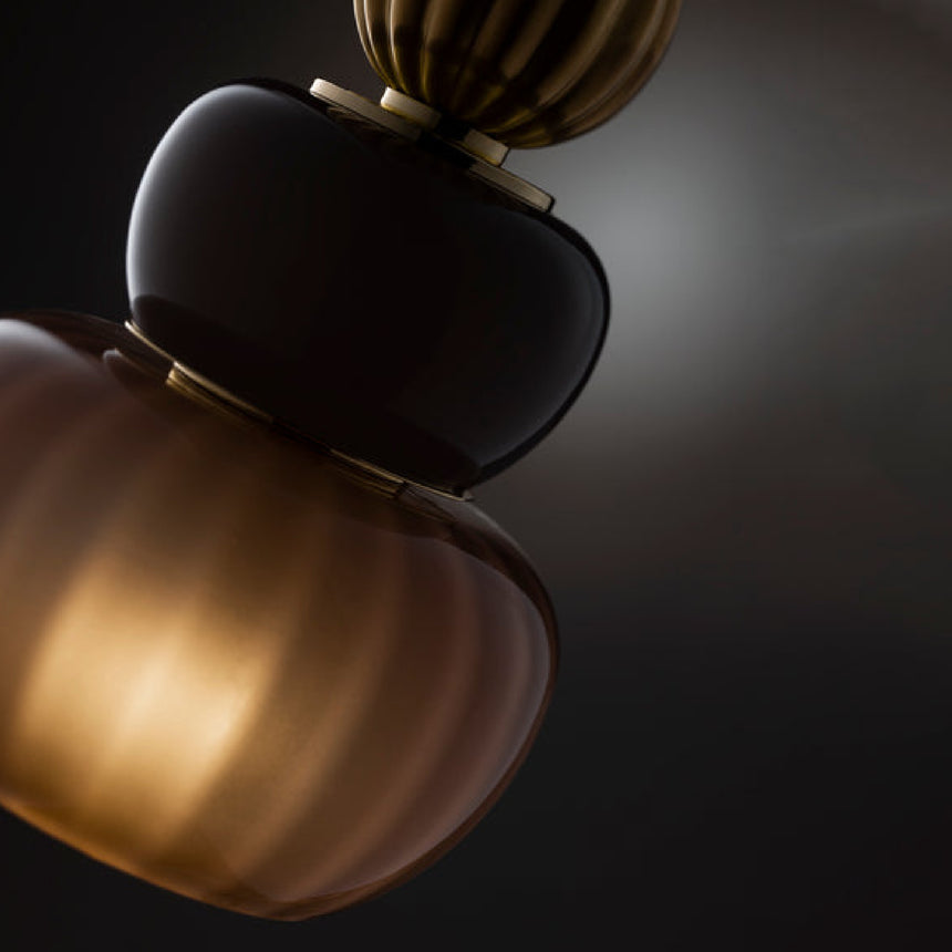 Stacked Glass Pendant Lamp | Villari Ginevra