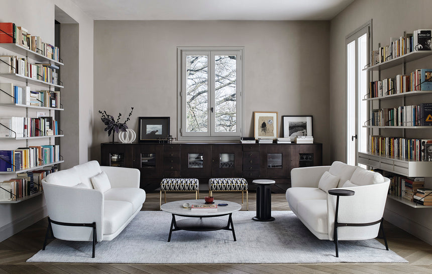 Neutral Toned Minimalist Sofa | Arflex Cradle