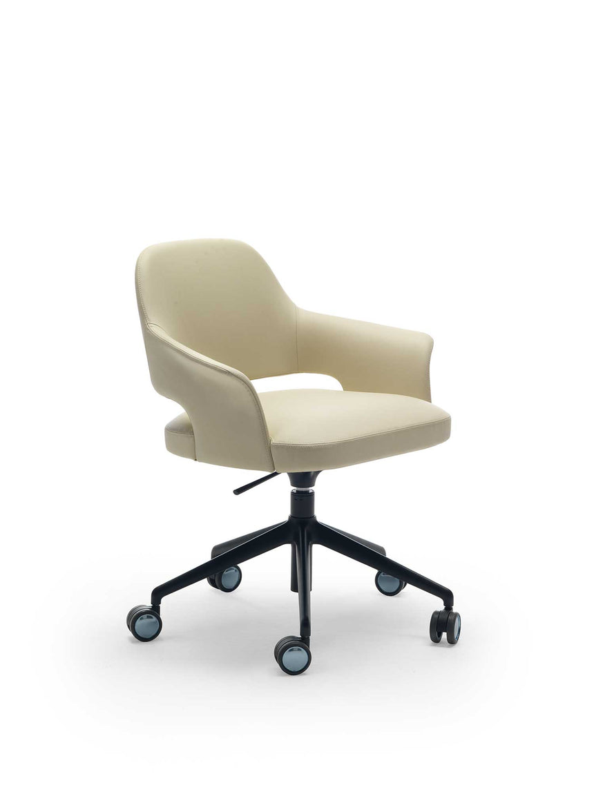 Cut-Out Design Swivel Chair | Marelli Amy