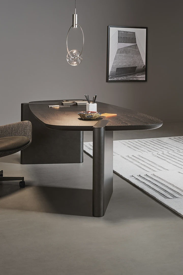Minimalist Wooden Dining Table | Bonaldo Flatiron
