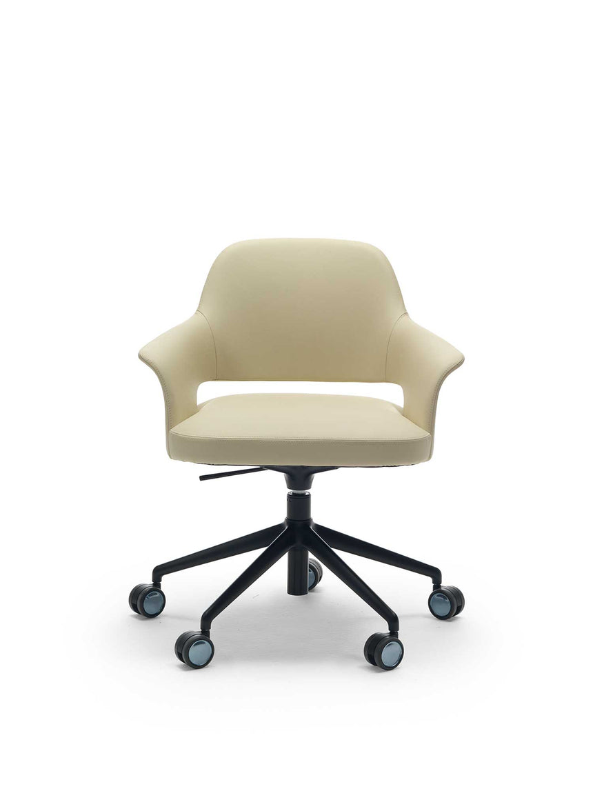 Cut-Out Design Swivel Chair | Marelli Amy