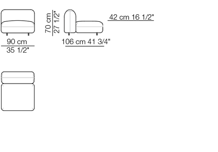 Modular Fabric Sofa | Arflex Tokio