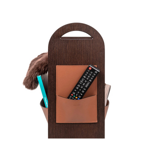 Wheeled Wooden Magazine Rack | Pinetti Tata | Italianfurniture.com