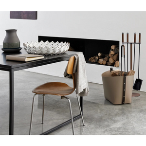 Leather Strips Short Basket | Pinetti Almeria | Italianfurniture.com