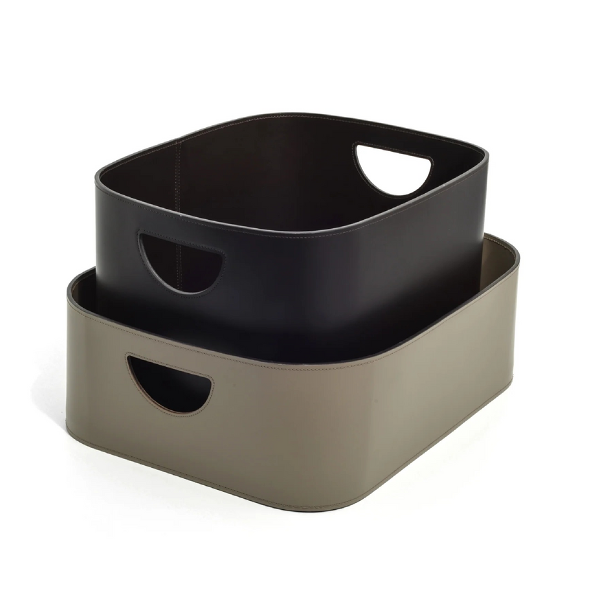 Leather Wrapped Box L | Pinetti Rio | Italianfurniture.com